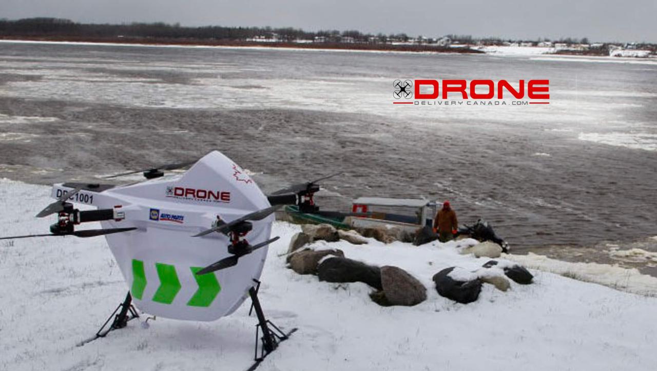 Drone delivery canadian commercial take off project canada 2020